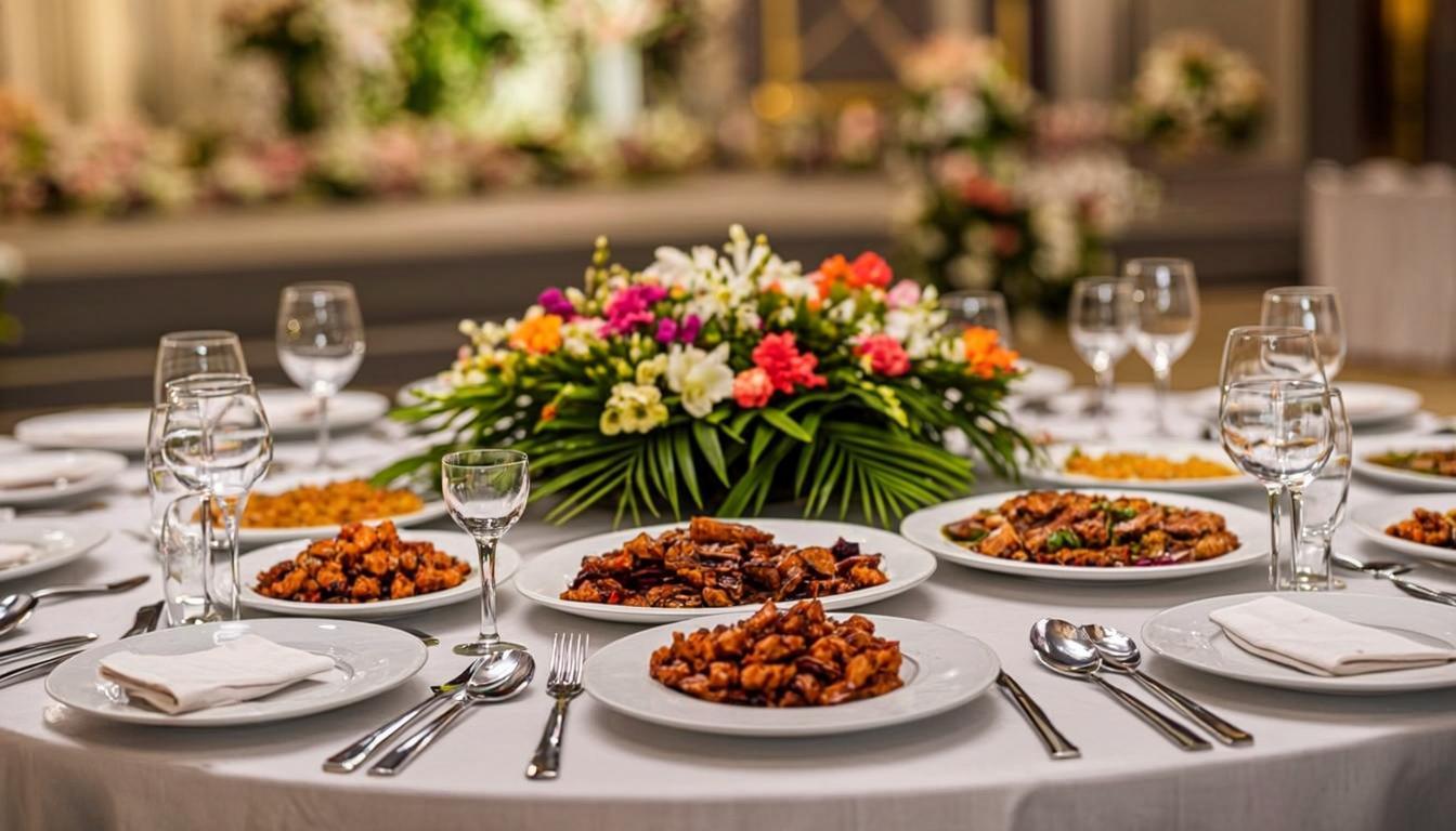 Wedding Reception Garden Party — galeri sajian Dapur Dindi